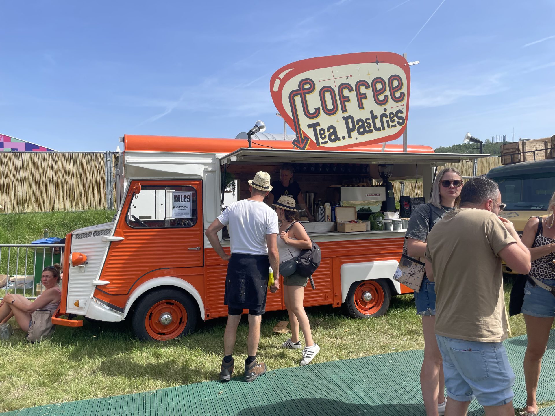 koffie truck op evenement
