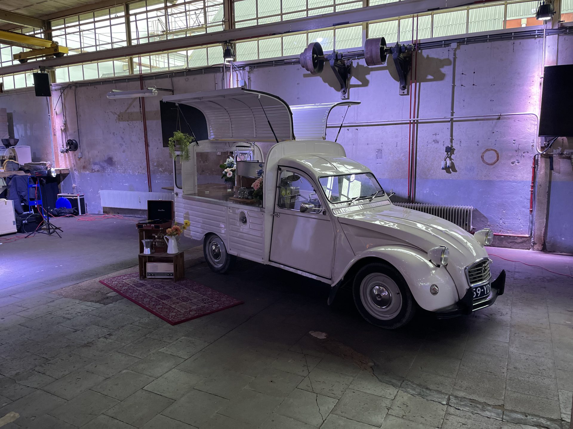 koffie truck op evenement