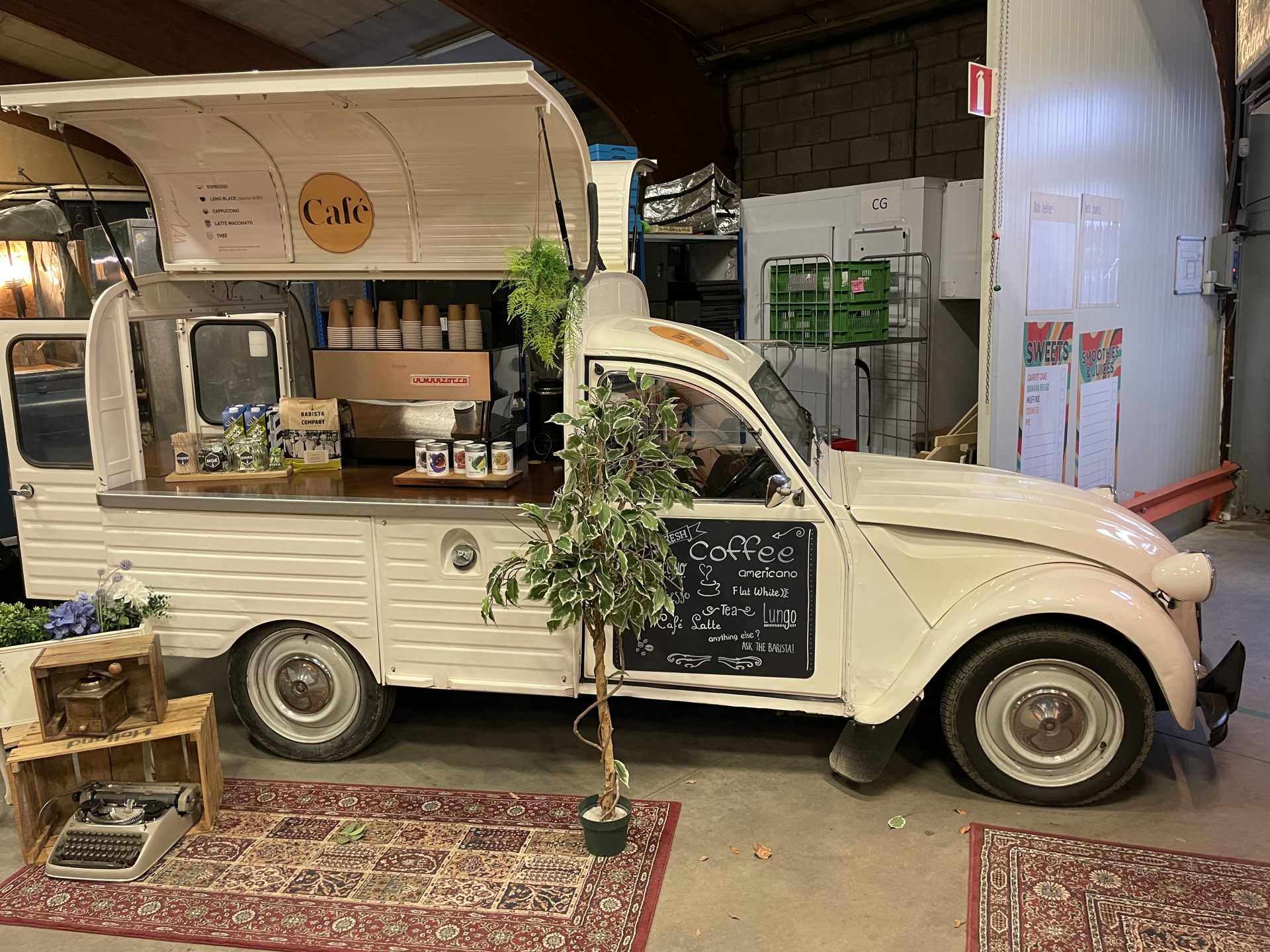 koffie truck op evenement
