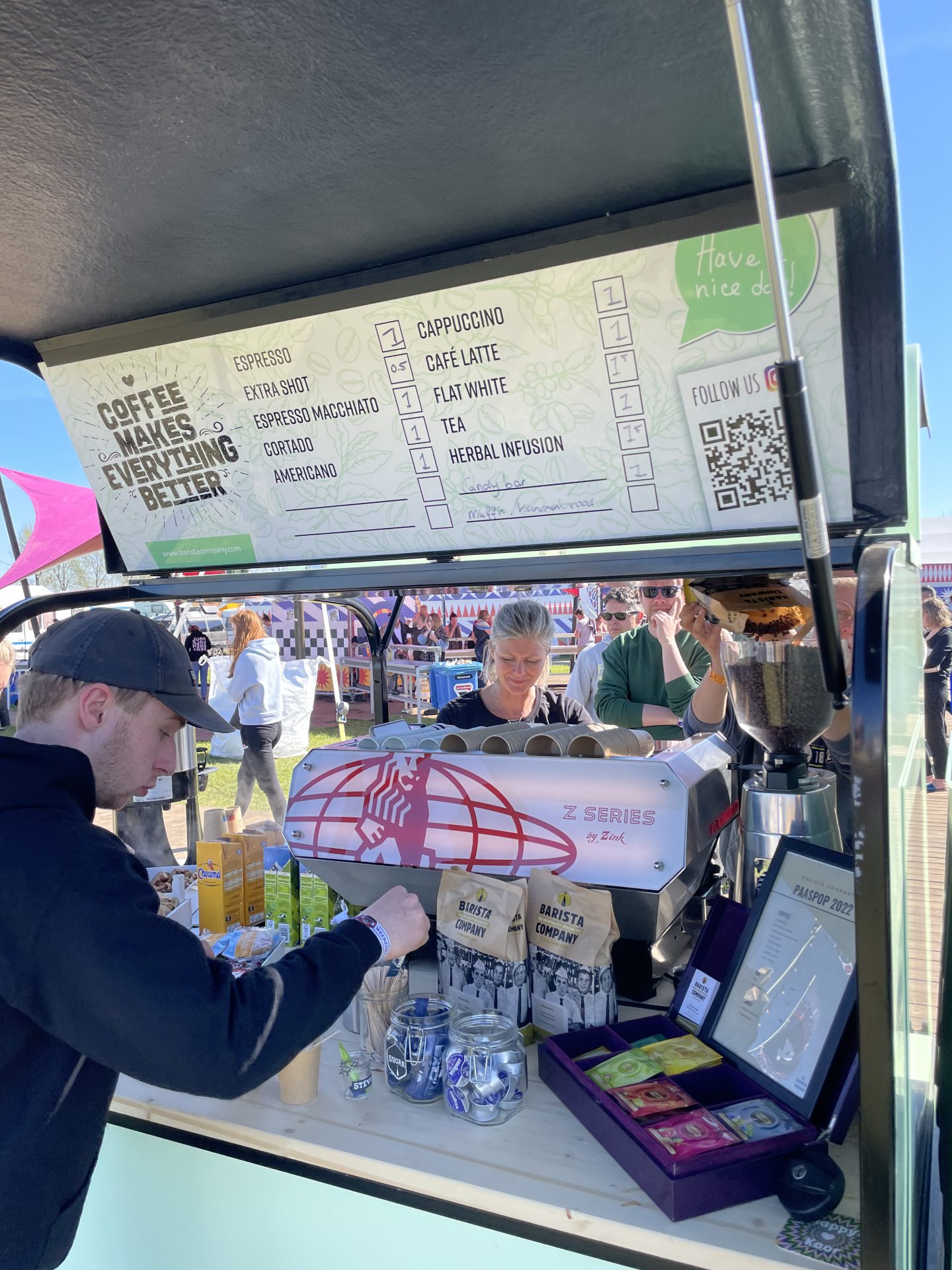 Piaggio Ape koffie truck