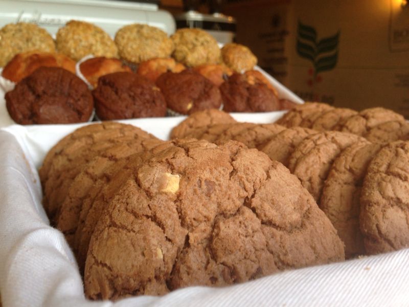 verse koeken en muffins