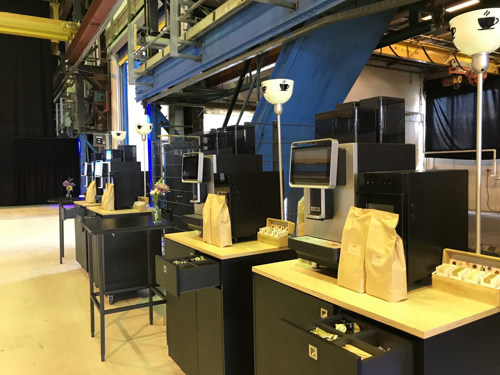 Meerdere koffiemachines
